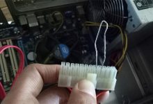 利用回形针通电判断主机电源是否损坏-缙哥哥