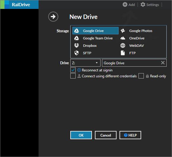 缙哥哥用 RaiDrive 软件添加映射网盘为磁盘
