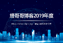缙哥哥的博客2019年度大数据统计简表-缙哥哥