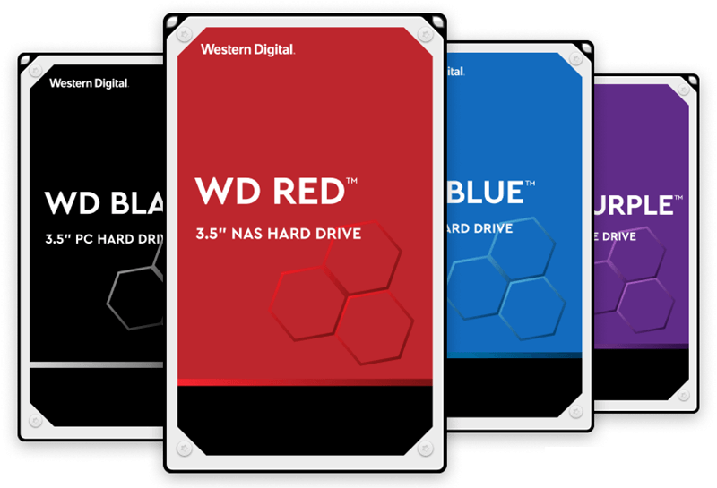 如何选择西数WD硬盘（红盘、蓝盘、紫盘、黑盘、金盘、企业级）